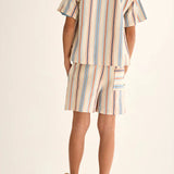 Iro Striped Cotton Shirt || Ivory