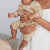 Linen Baby Shirt || Linen Blue