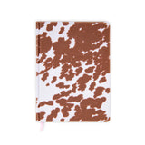 Velvet Jumbo Journal || Cow Print