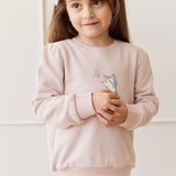 Organic Cotton Monroe Sweatshirt || Little Moon Soft Misty Rose