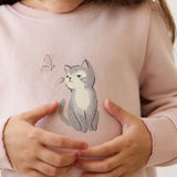 Organic Cotton Monroe Sweatshirt || Little Moon Soft Misty Rose