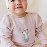Organic Cotton Monroe Sweatshirt || Little Moon Soft Misty Rose