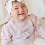 Organic Cotton Monroe Sweatshirt || Little Moon Soft Misty Rose