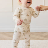 Organic Cotton Everyday Legging || Pine Forest Friends