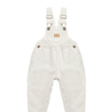 Cecil Overall with Fine Vertical Stripe || Sandy Brown Cloud