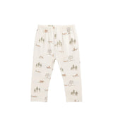 Organic Cotton Everyday Legging || Pine Forest Friends