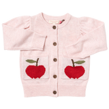 Girls Pocket Sweater || Apple