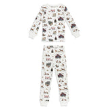 Organic Long Sleeve PJ Set || Farm Friends