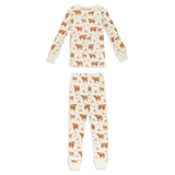 Kids Organic PJ Set || Highland Cow