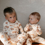 Kids Organic PJ Set || Highland Cow