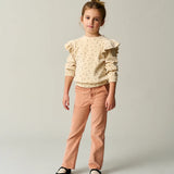 Pinwhale Corduroy Flared Pants || Pink