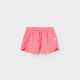 Quilted Floral Shorts || Confetti Pink