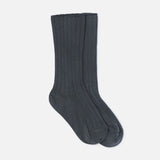 Organic Comfort Baby Socks || Dark Grey
