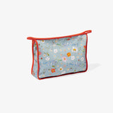 Large Zip Bag || Light Floral