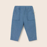 Mario Denim Baby Pants || Blue