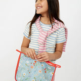 Large Zip Bag || Light Floral