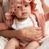 Organic Liberty Baby Bonnet || Pink