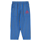 Elastic Waist V Striped Trousers || Fresh Blue