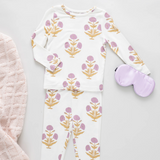 Kids Bamboo PJ Set || Lavender Dandelion