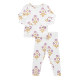 Kids Bamboo PJ Set || Lavender Dandelion