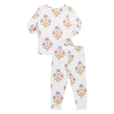 Kids Bamboo PJ Set || Lavender Dandelion