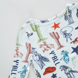 Kids Bamboo PJ Set || Western Dreams
