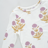 Kids Bamboo PJ Set || Lavender Dandelion
