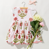 Girls Marisol Dress || Rose Dandelion