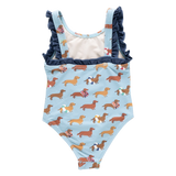 Girls Sylvie Suit || Swim Dachshunds
