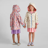 Girls Rafa Reversible Raincoat || Rainy Day Dachshunds