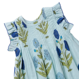 Girls Jaipur Dress || Light Blue Dandelion