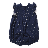 Baby Girls Jaipur Bubble || Navy Dot