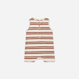 Davis Romper || Red Stripe