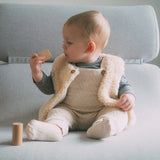 Faux Shearling Baby Vest