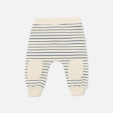 Striped Baby Pants || Blue & Stone