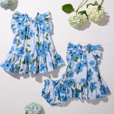 Girls Harper Dress || Hibiscus Floral