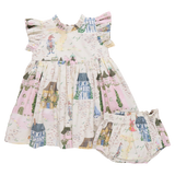 Baby Girls Jennifer Dress Set || Whimsical Castle