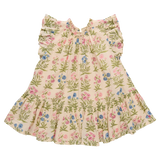 Girls Harper Dress || Leafy Floral