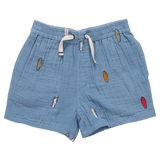 Boys Calvin Short || Surfboard Embroidery