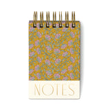 Chunky Notepad || Gold Vintage Floral