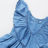 Girls Raphaela Dress || Chambray