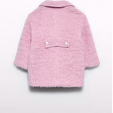 Girls Faux Shearling Coat