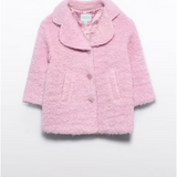 Girls Faux Shearling Coat