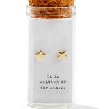 Message in a Bottle Earring Collection || Gold Stars