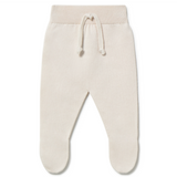 Liam Knit Footie || Cream