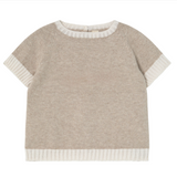 Alvie Knit Top || Cream Toasted