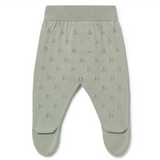 Kia Patterned Knit Footie || Apple