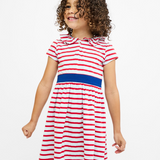 Allegra Dress || Paprika Stripe