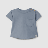 Plain Jersey T-Shirt || Indigo