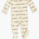 Organic 2 Way Zipper Footie || Howdy